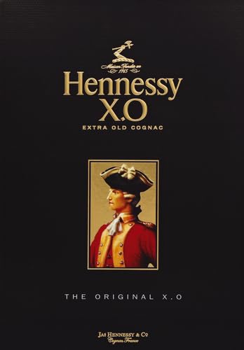 Hennessy X.O. コニャック 750ml Hennessy ヘネシー XO 金キャップ クリアボトル 旧ラベル